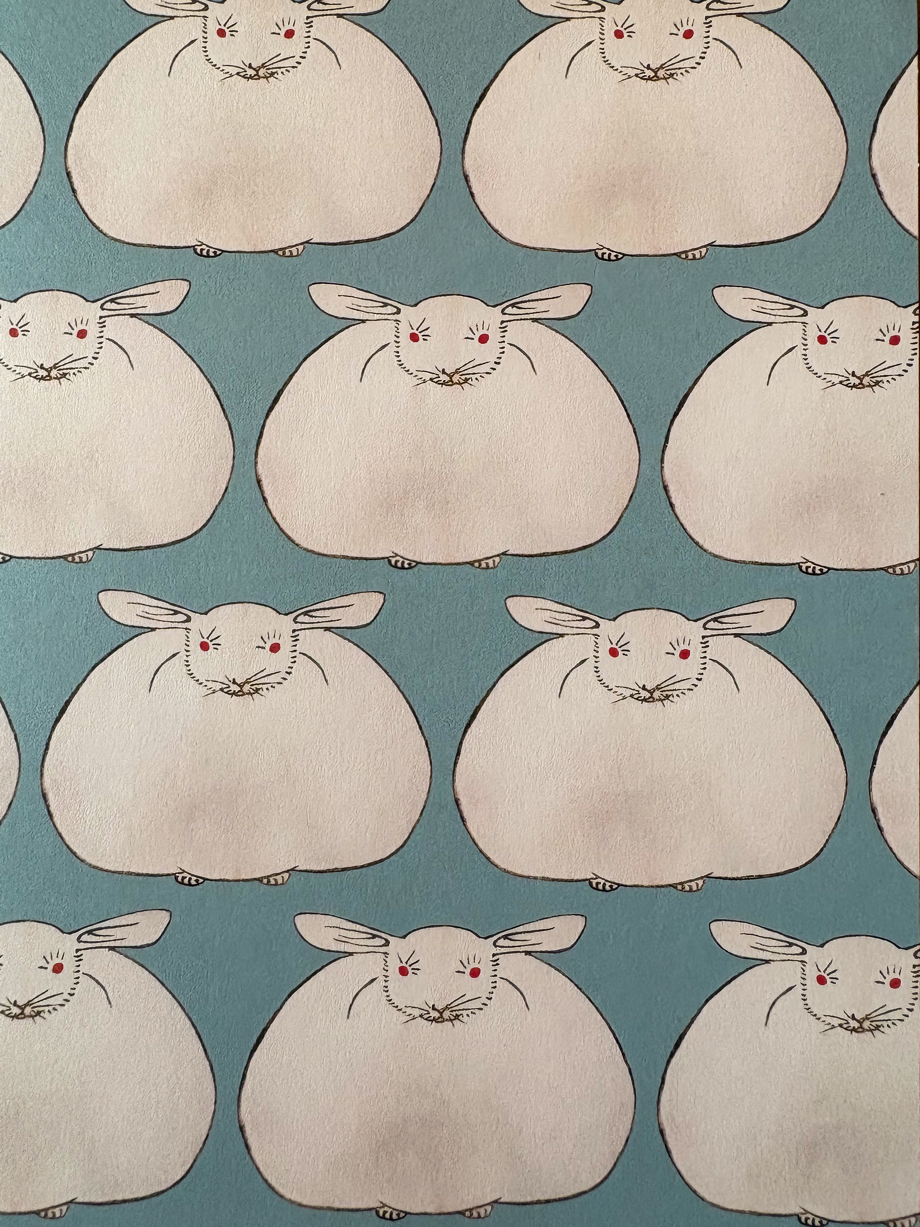 Karta pocztowa  okolicznościowa - gratulacje - królik 