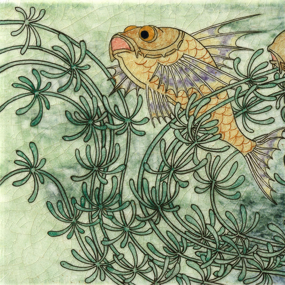 Obraz ryby i wodorosty - pierwszy z tryptyku