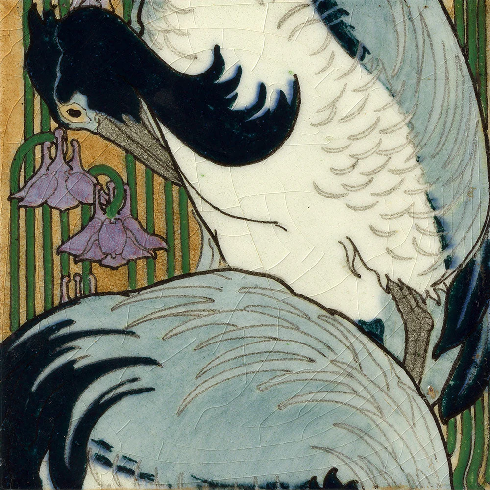  Obraz - czapla siwa - drugi z tryptyku  