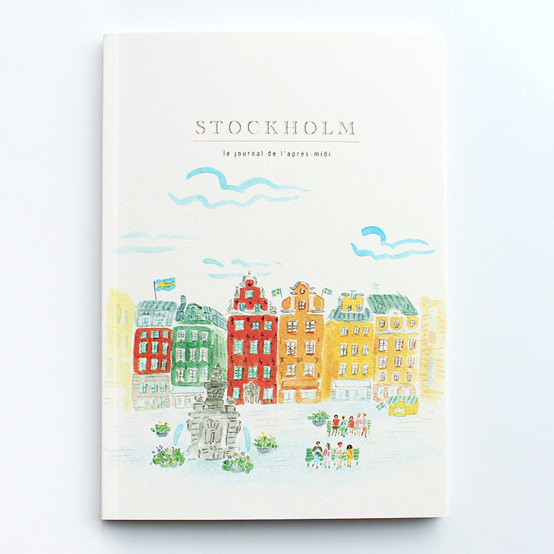 Sztokholm  - ilustrowany notes - travel journal - Sztokholm