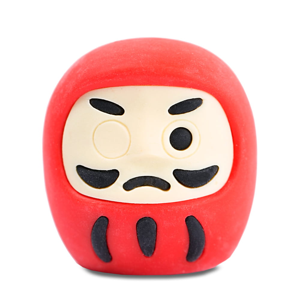 Daruma - japońska gumka -  puzzle Iwako - czerwona